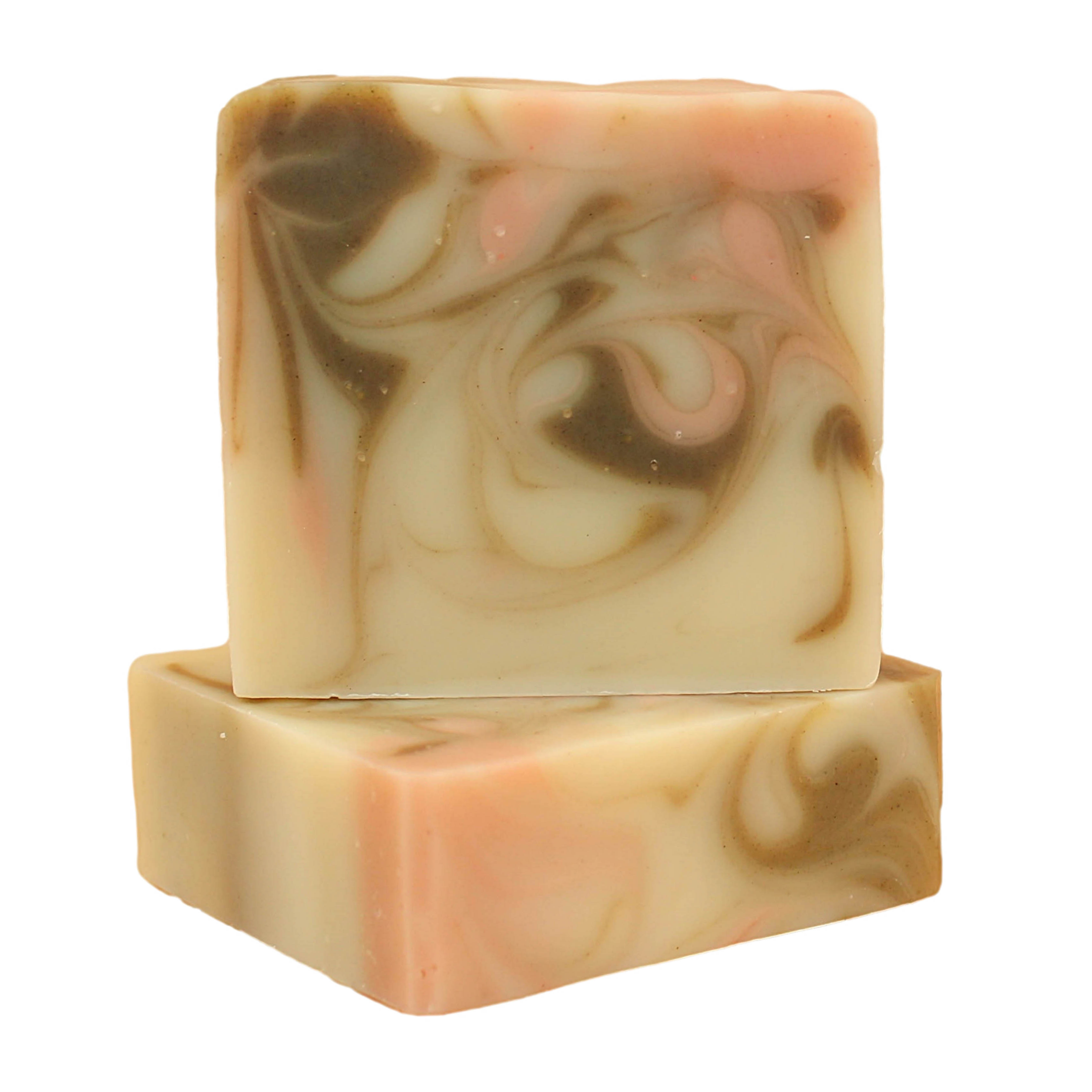 Two bars of our all-natural soap made with organic ingredients: Cancer
