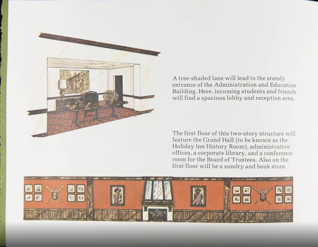 The entrance, lobby, and Holiday Inn History Room