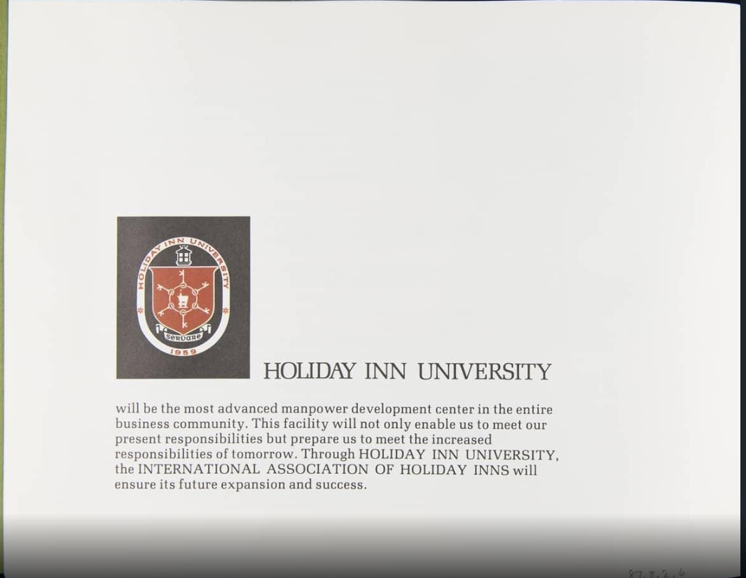 A university for hospitality leadership
