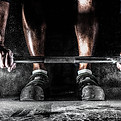 Lifting Hantel mit Kreide
