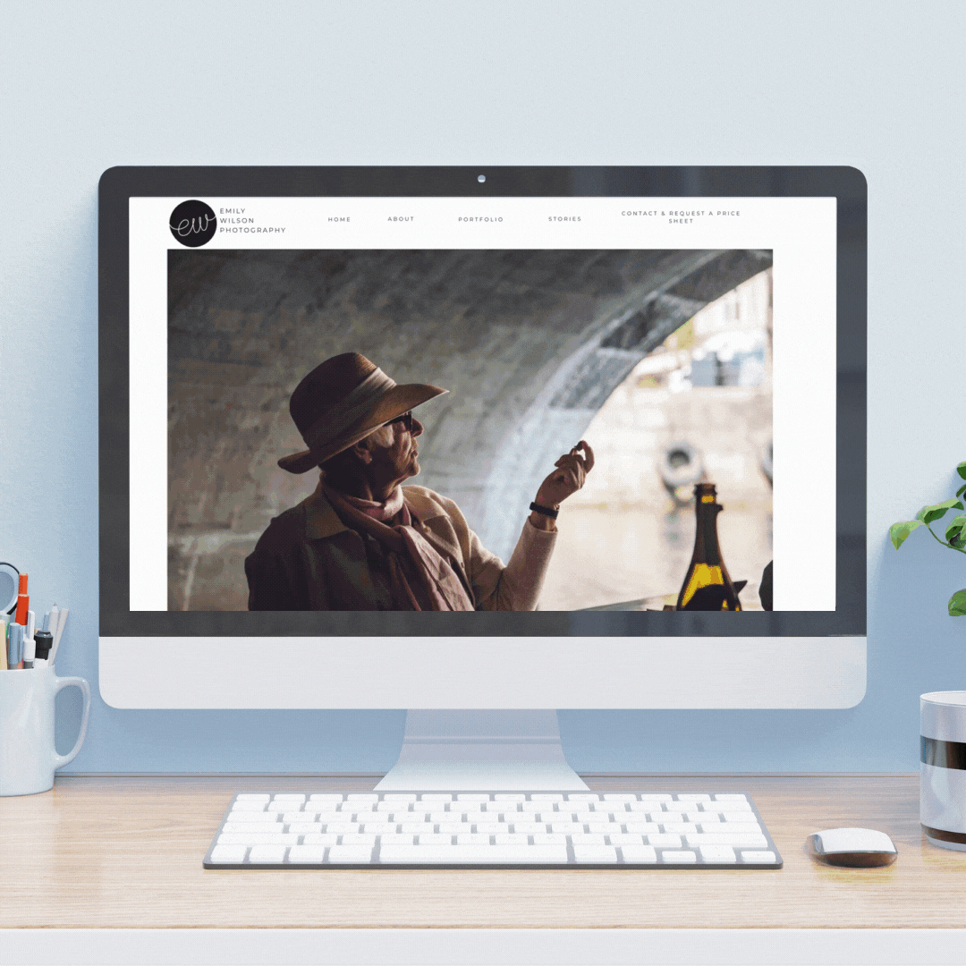 Emily Wilson Photography Website Design