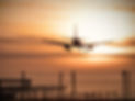 Airplane landing and landing lights at Barcelona airport, Spain_edited.jpg