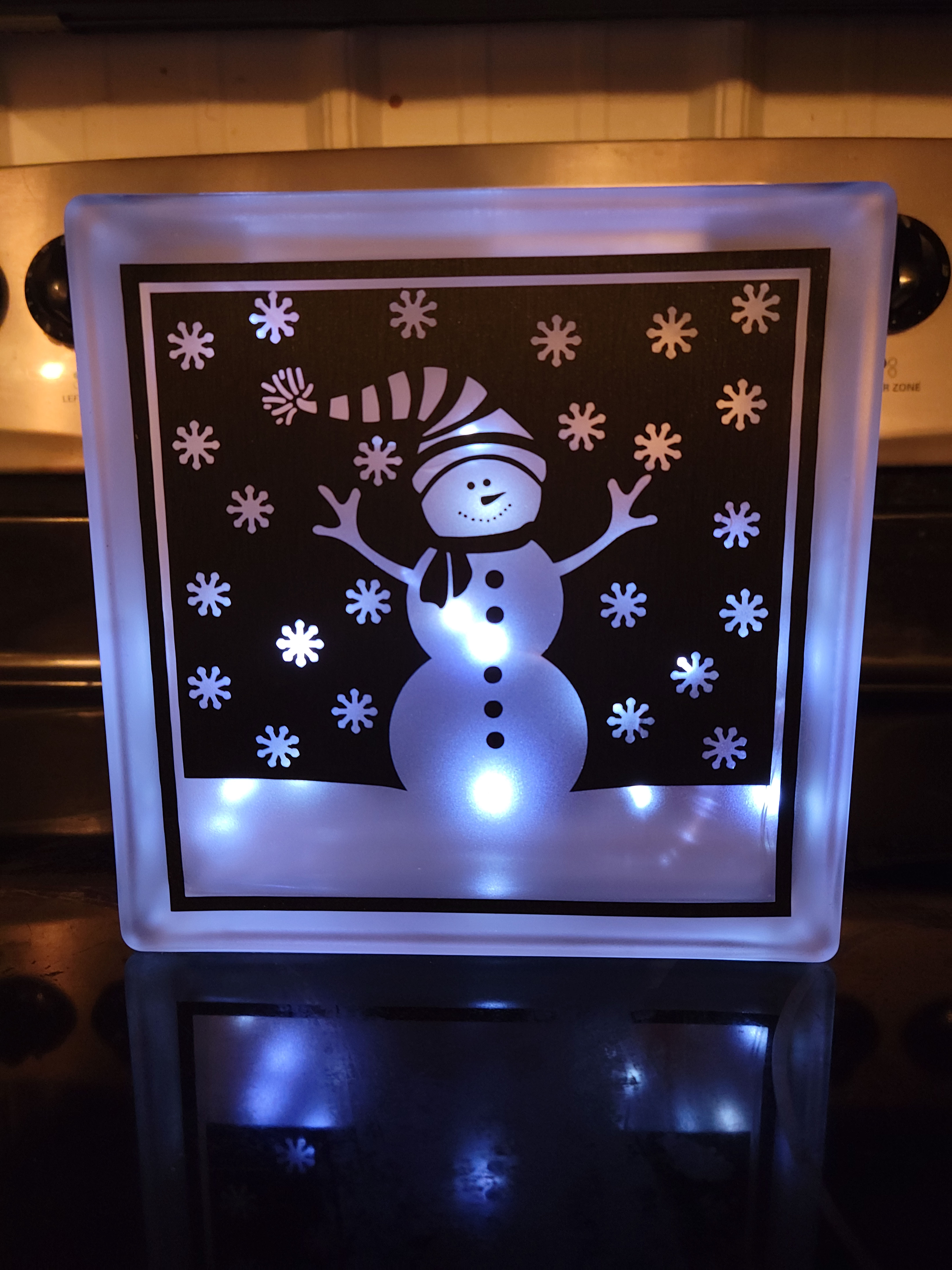 Light Up Glass Block