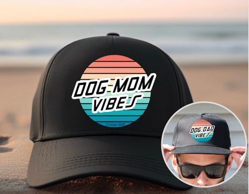 Dog Mom Vibes + Dog Dad Vibes Trucker Hat | Tiffany Dnaka |