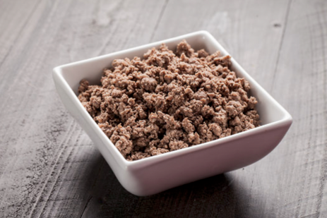 Bowl of ground beef