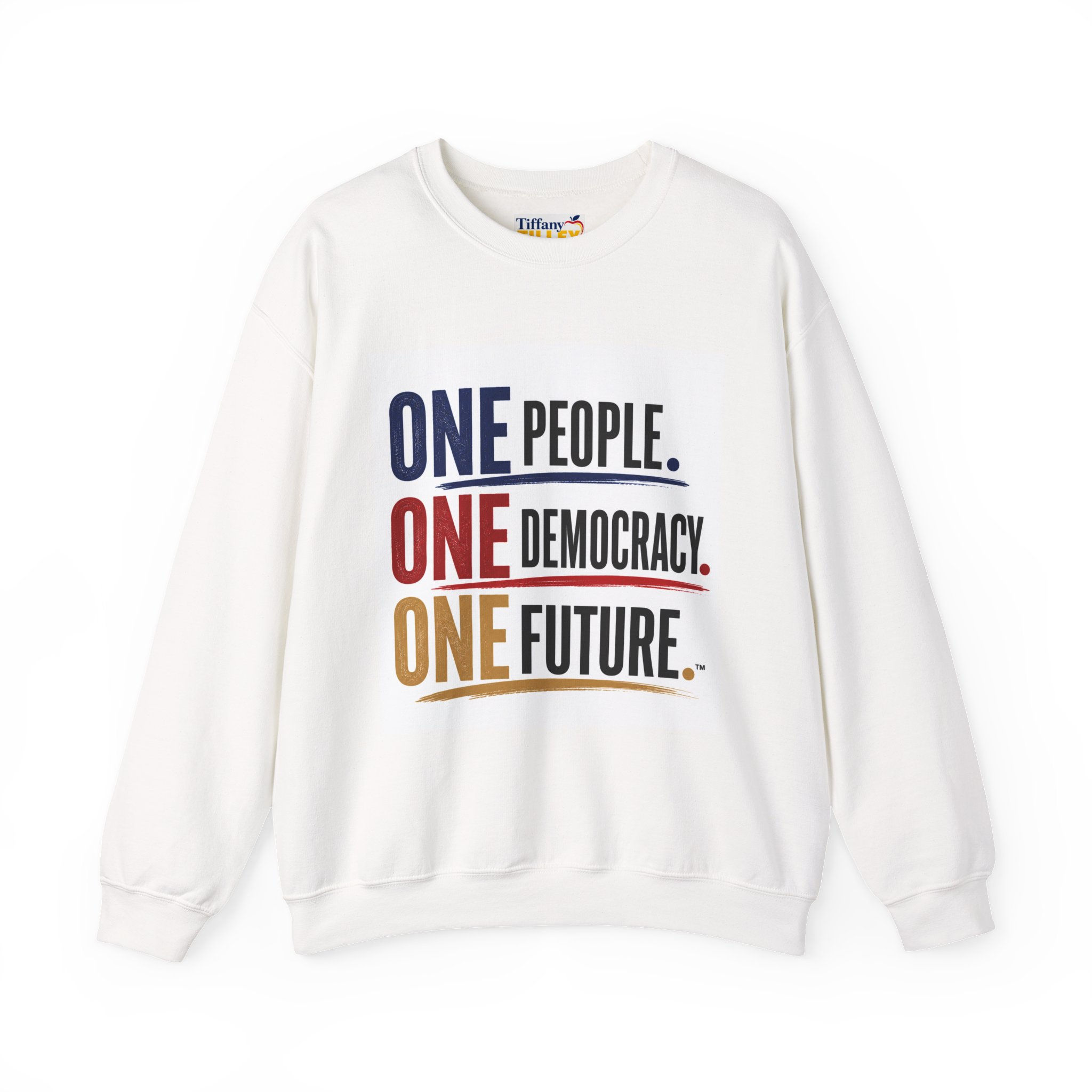 One People One Democracy One Future Crewneck Sweatshirt