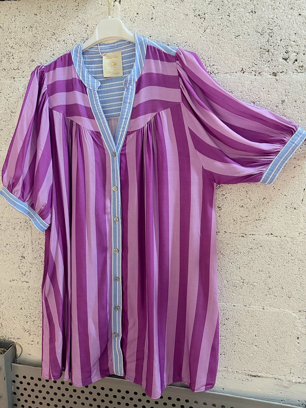 Miniature : robe rayée