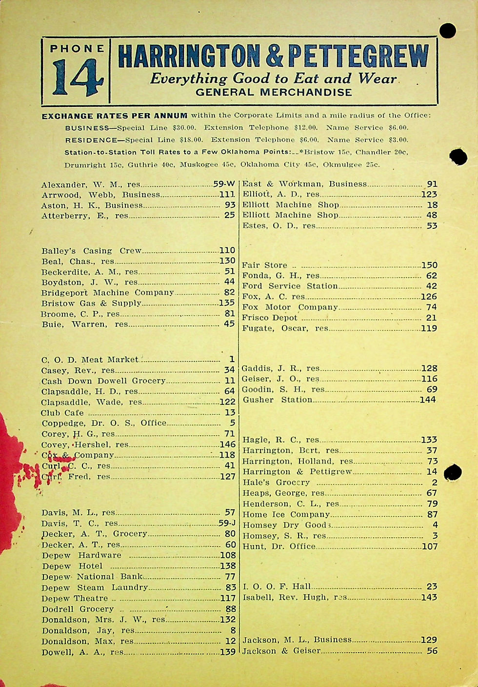1925 Depew Phone Directory_Page_2