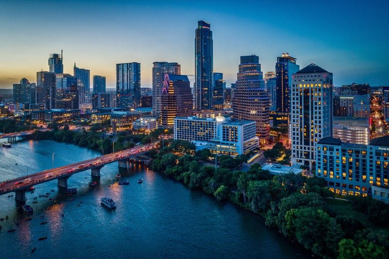 Austin Texas skyline bachelor party guide House of Sirens