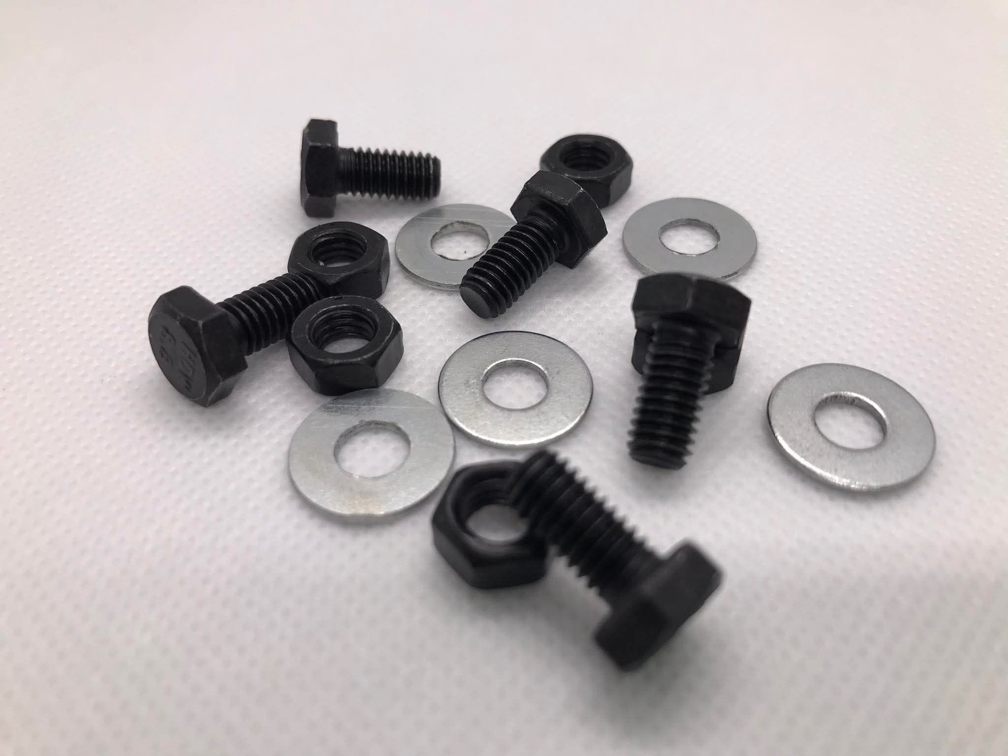 5 sets 6x12 High- Tensile Bolt & Nut w/ Plain Washer