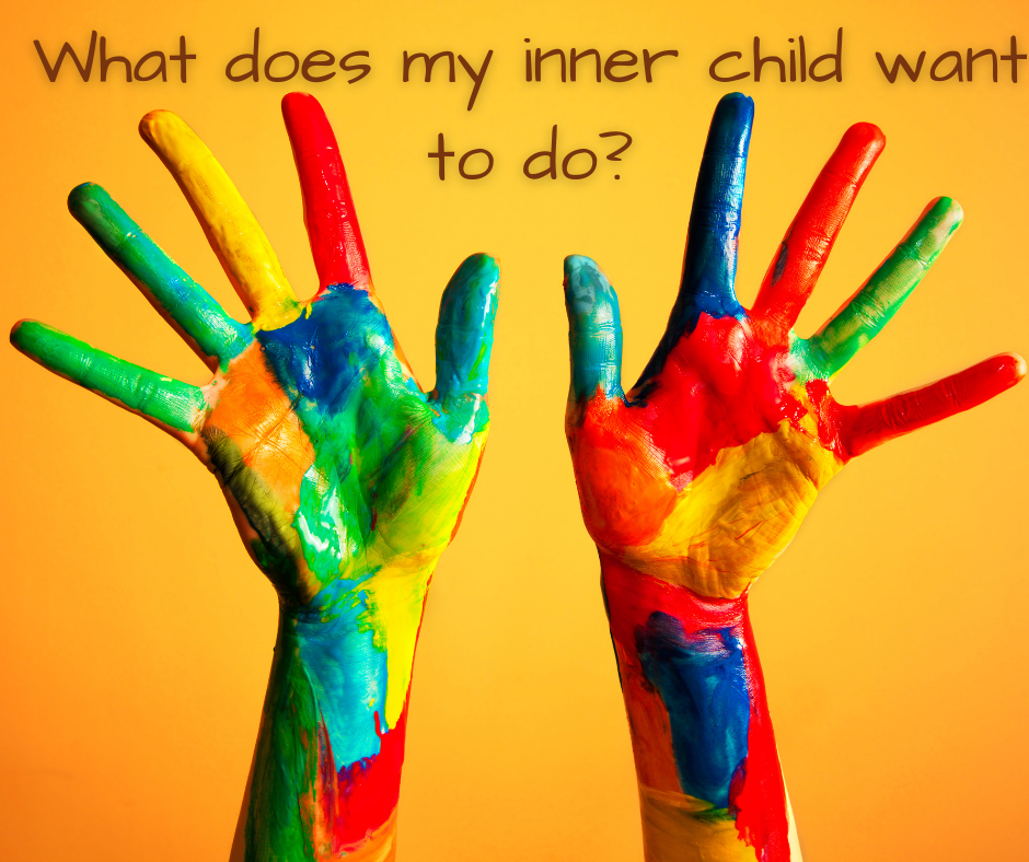 Painted hands
