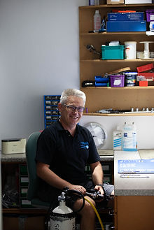 Werkstatt für Tauchausrüstung