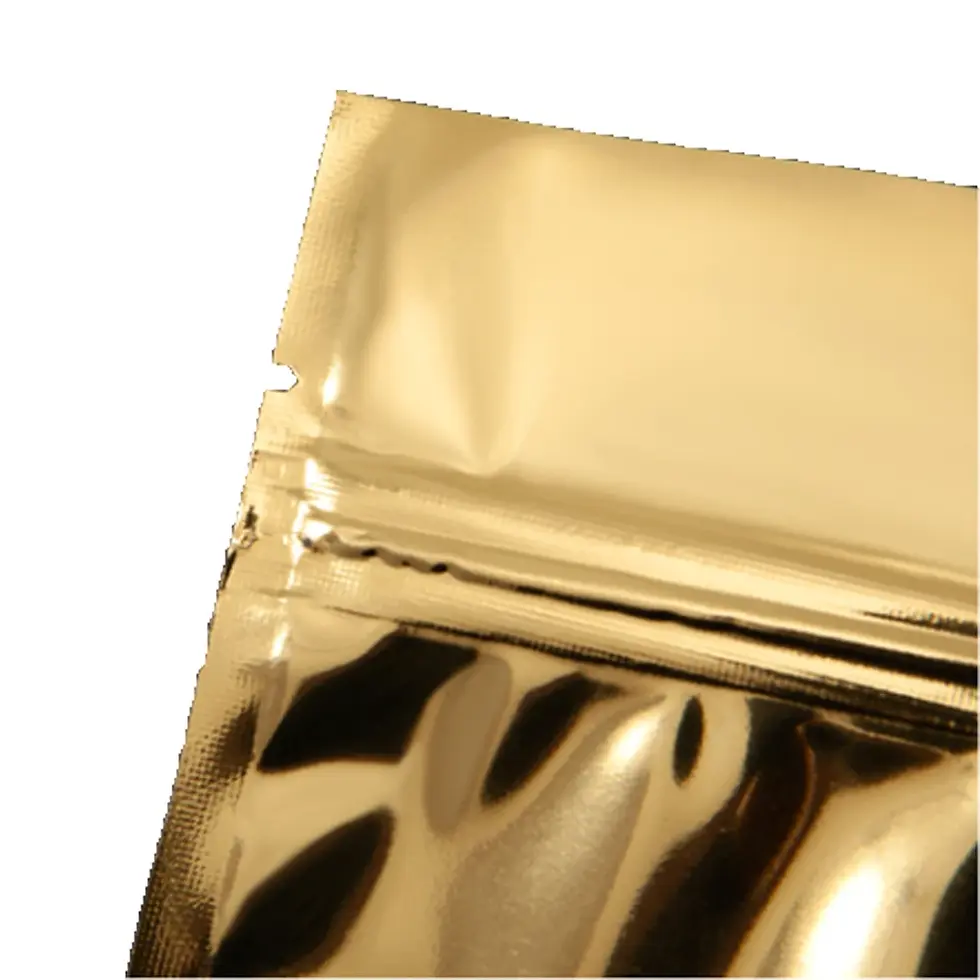 Miniatura: Gold Foil Zip Lock Bags 100 ks / Zlaté zip sáčky 100 ks
