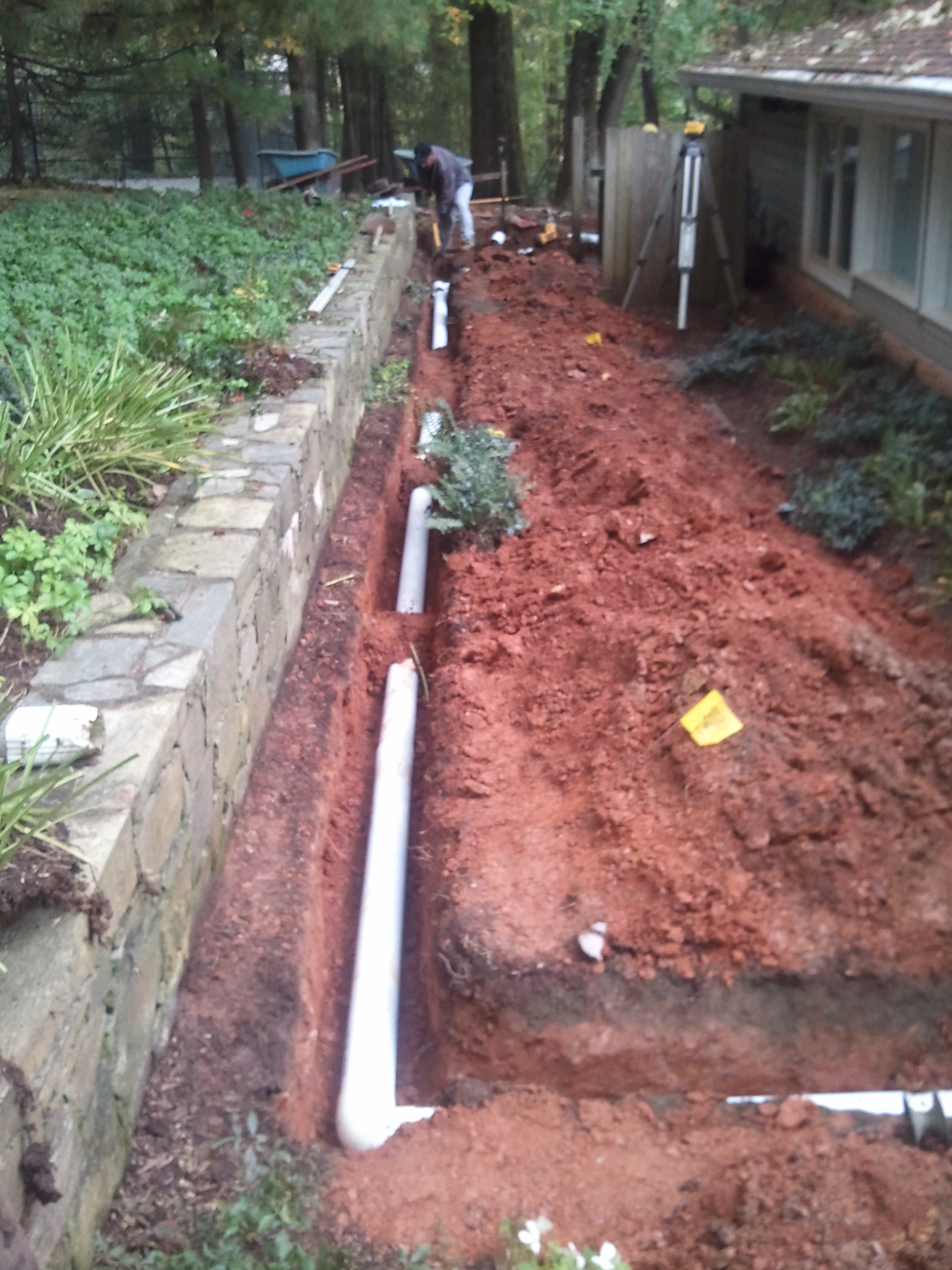 Underground Piping stormwater