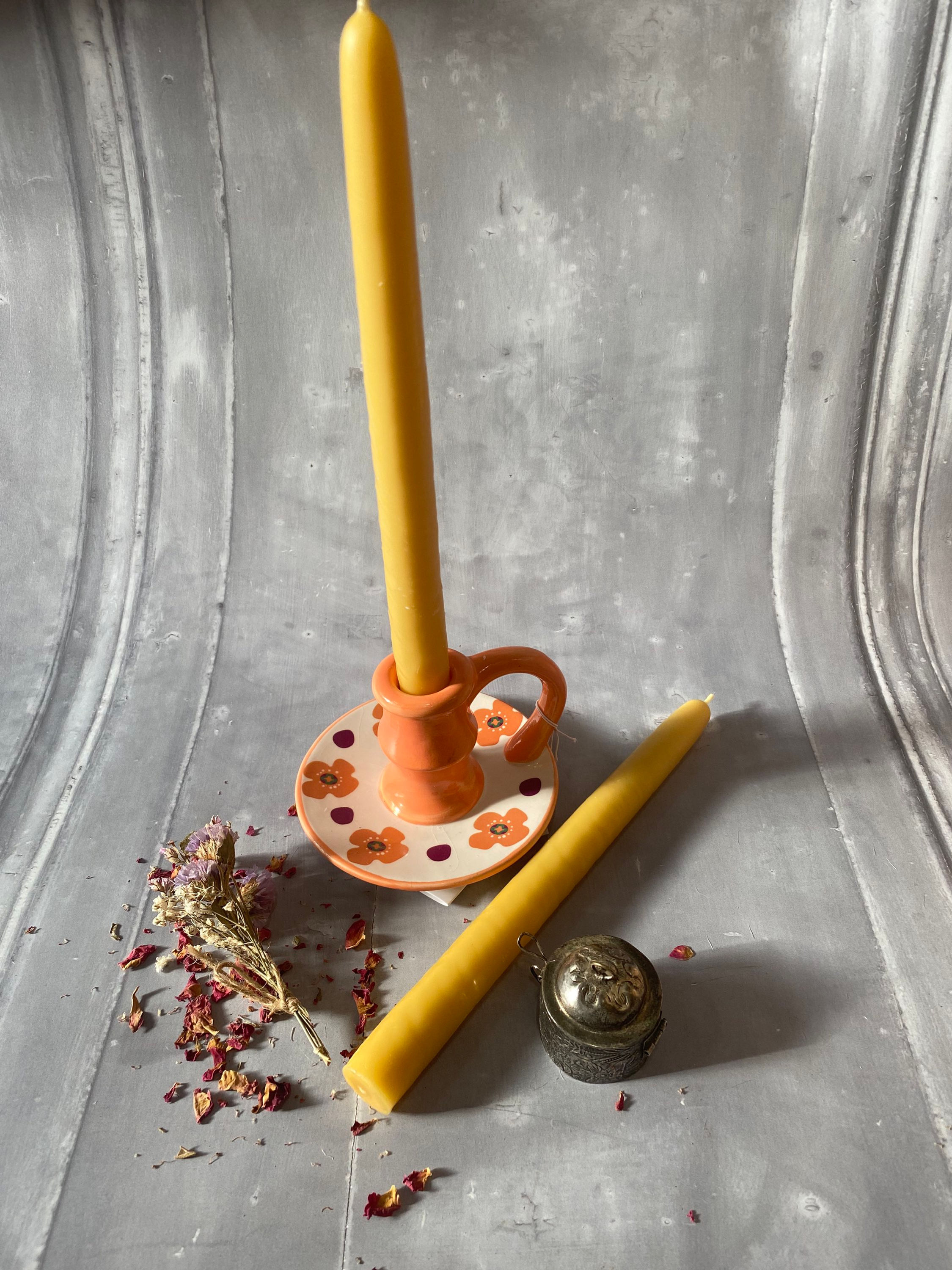 Hand Dipped Pure Beeswax Candles