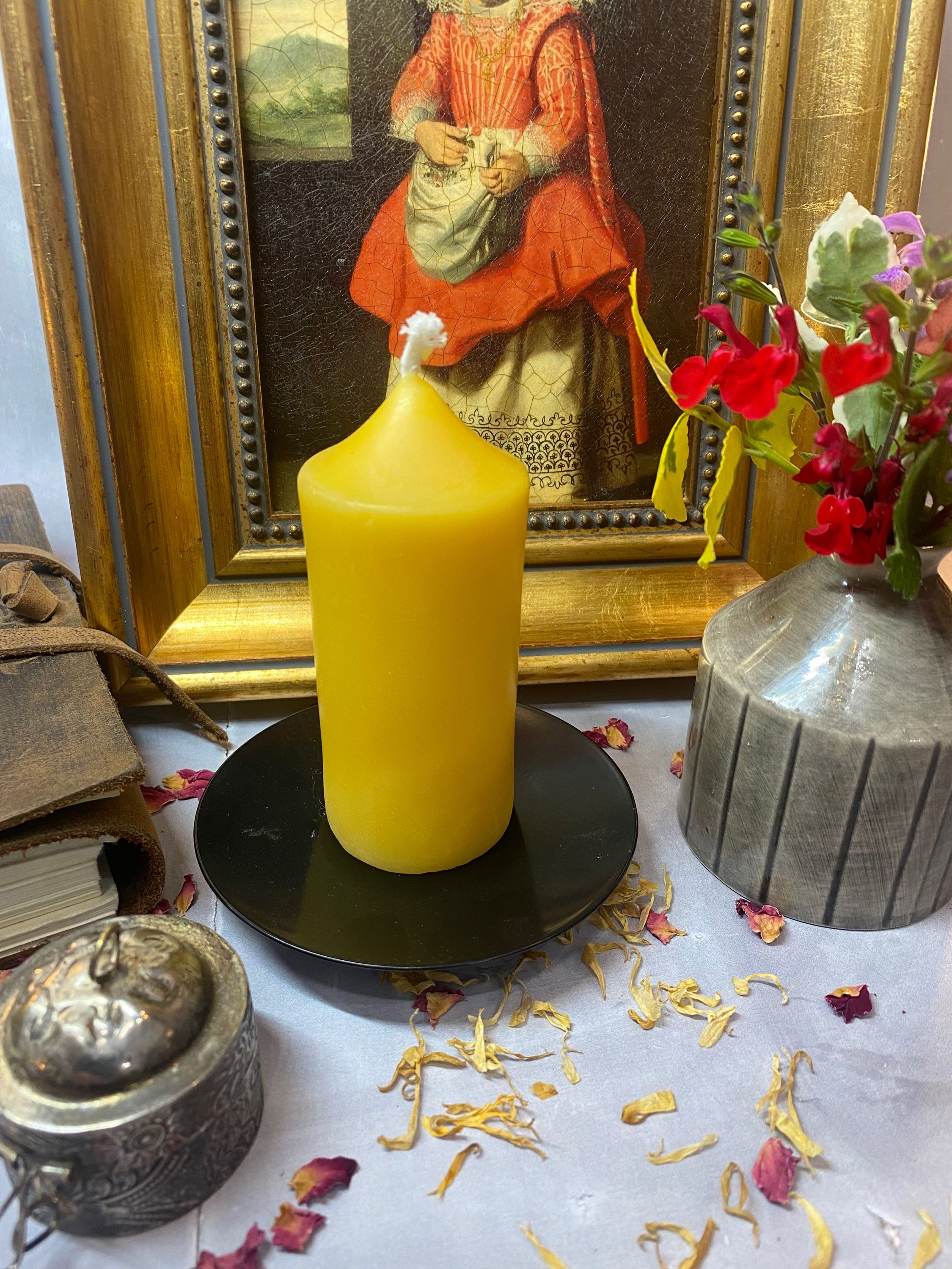 Remembrance Beeswax Candle