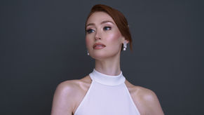 Bridal Updo Red Hair and Makeup London