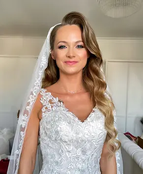 Bridal Hollywood Waves Hair and Makeup London