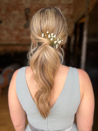 Bridal Updo Wedding Hair and Makeup Hampshire