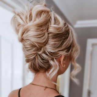 Bohemian Bridal Updo Bridal Hairstylist London