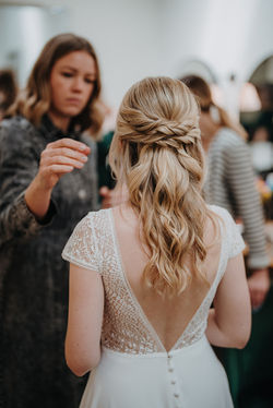 Gate Street Barn Wedding Hair and Makeup Surrey
