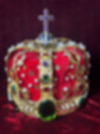 Thumbnail: Norway king crown replica in brass 