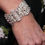 Miniatura: Bracelet Silver Zircon Vintage Antique Wedding Victorian Royal