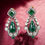 Miniatura: Earrings: Ring Earring Emerald Royal Queen The French imperial