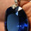 Miniaturbild: Necklace: Pendant Silver Zircon Sapphire Art Deco Bridal Wedding