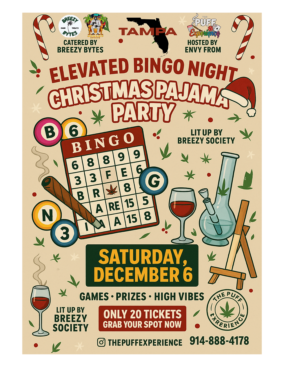 Puff n bingo Night