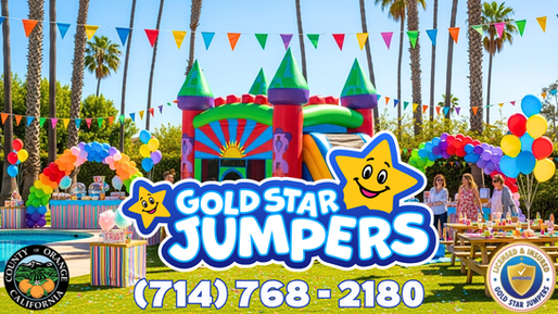 Bounce House & Party Supply Rentals Orange County | Gold Star Jumpers