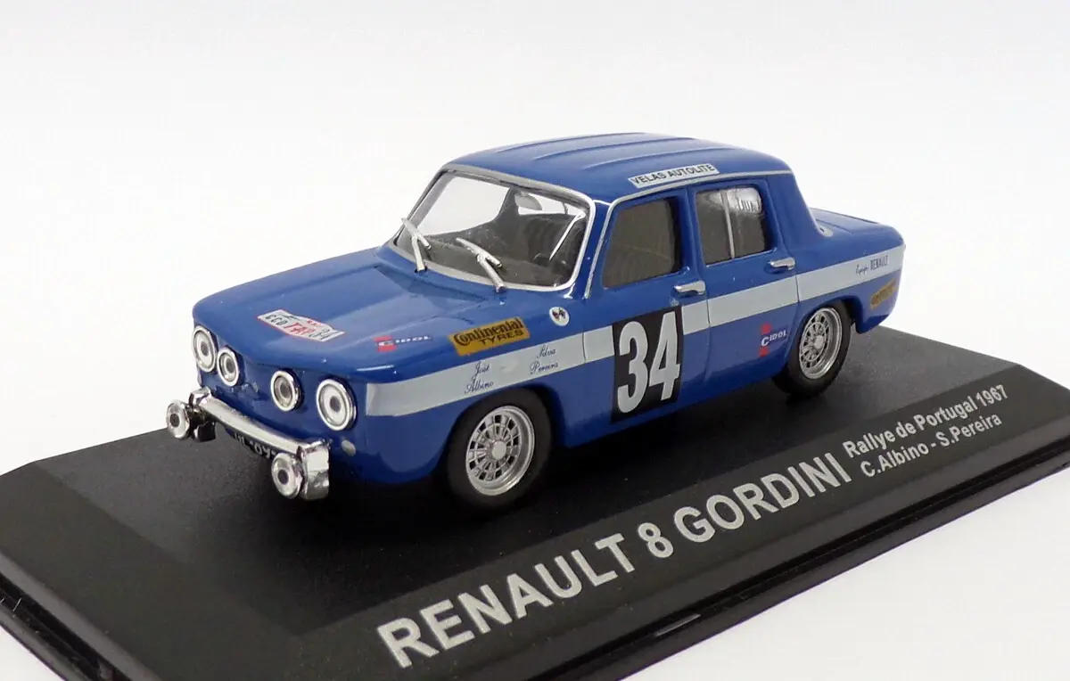 Renault 8 Gordini #34 C.Albino - S.Pereira Rallye Portugal 1967 1:43 Promocional