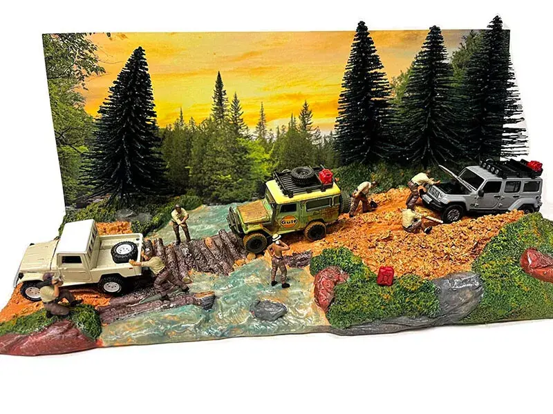Diorama Overland 1:64 American Diorama