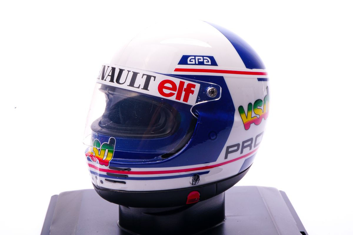 Casco Alain Prost F1 1981 1:5 Spark Editions