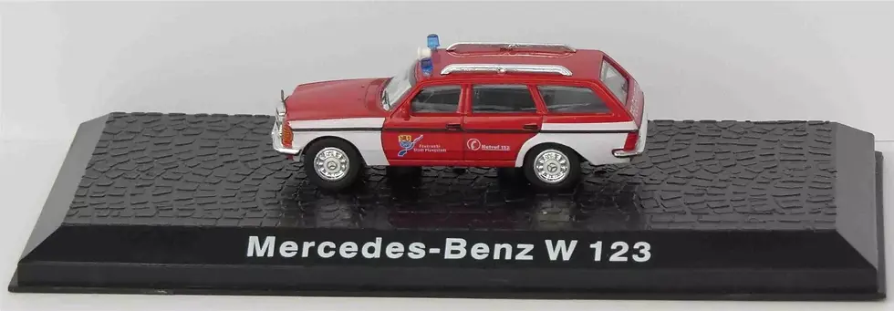 Mercedes-Benz W 123 Bomberos 1:72 Promocional