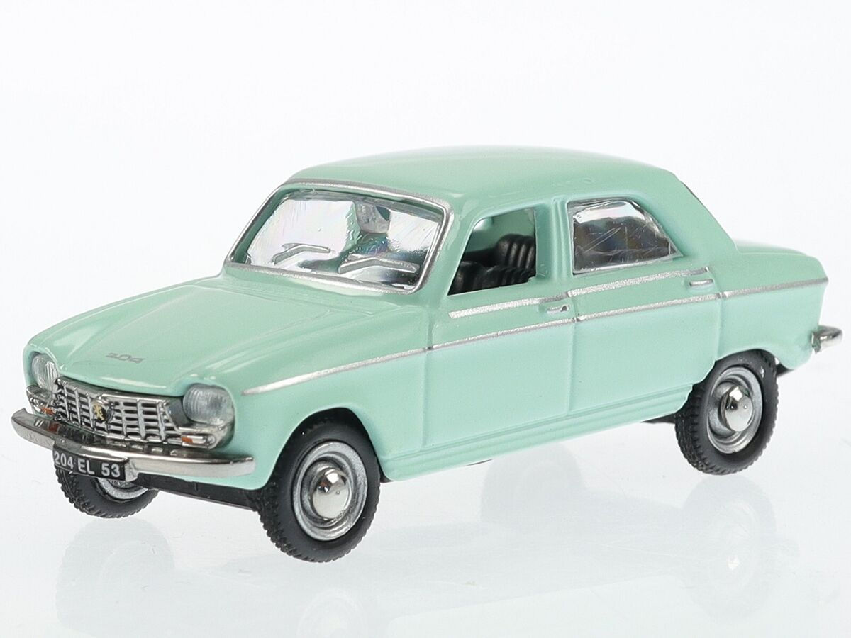 Peugeot 204 1966 Light Green Norev 1:87