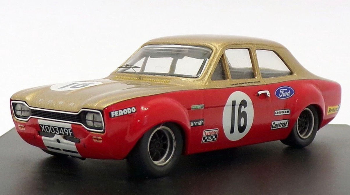 Ford Escort MK1 1600TC #16 A.Mann Brands Hatch 1968 1:43 Trofeu
