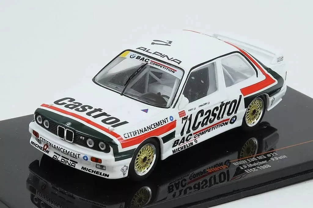 BMW E30 M3 #71 Malcher - Petit ETCC 1988 1:43 IXO