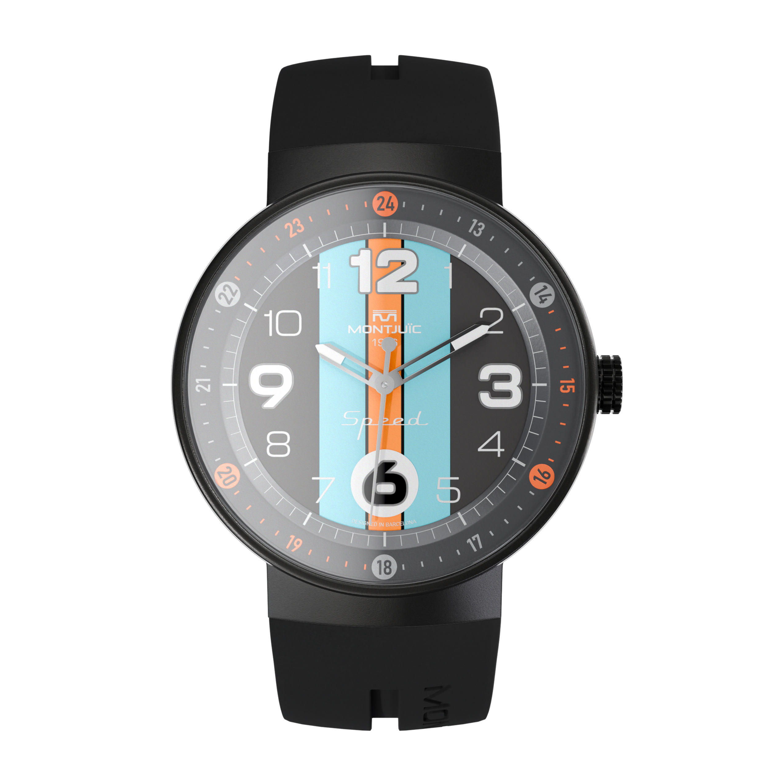 Reloj Special Azul Naranja PVD Montjuïc Watches