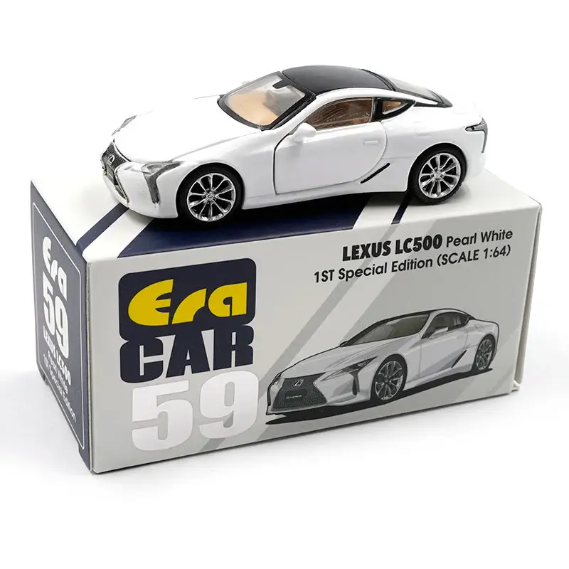 Lexus LC500 (Pearl White) 1:64 EraCar