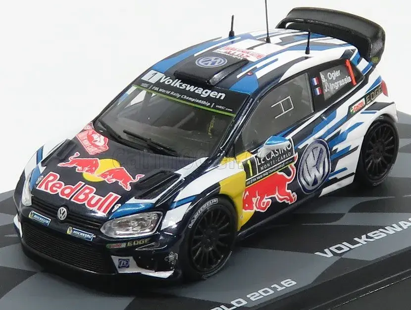 Volkswagen Polo R WRC #1 Ogier-Ingrassia Rallye MonteCarlo 2016 1:43 Promocional