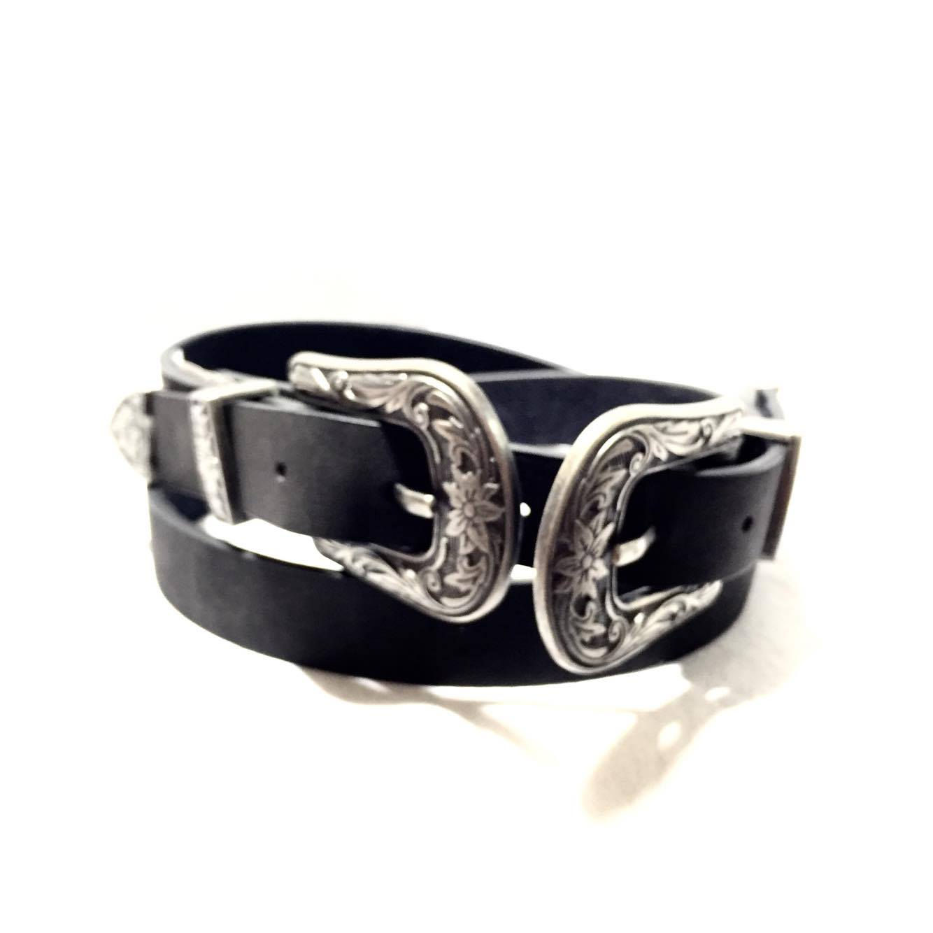 CEINTURE ECUSSON LF935 - BLACK