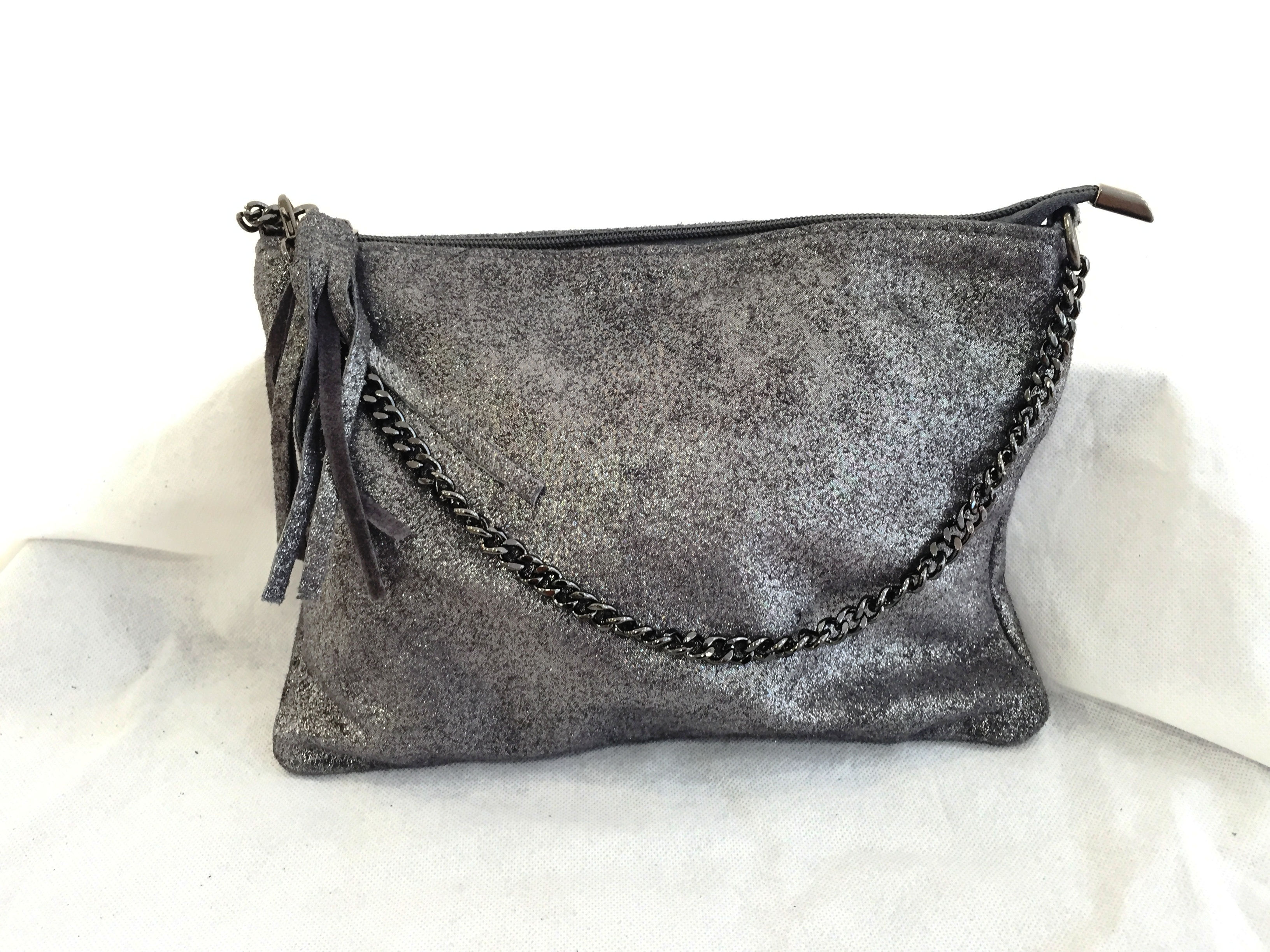 POCHETTE PAILLETTE _ GREY