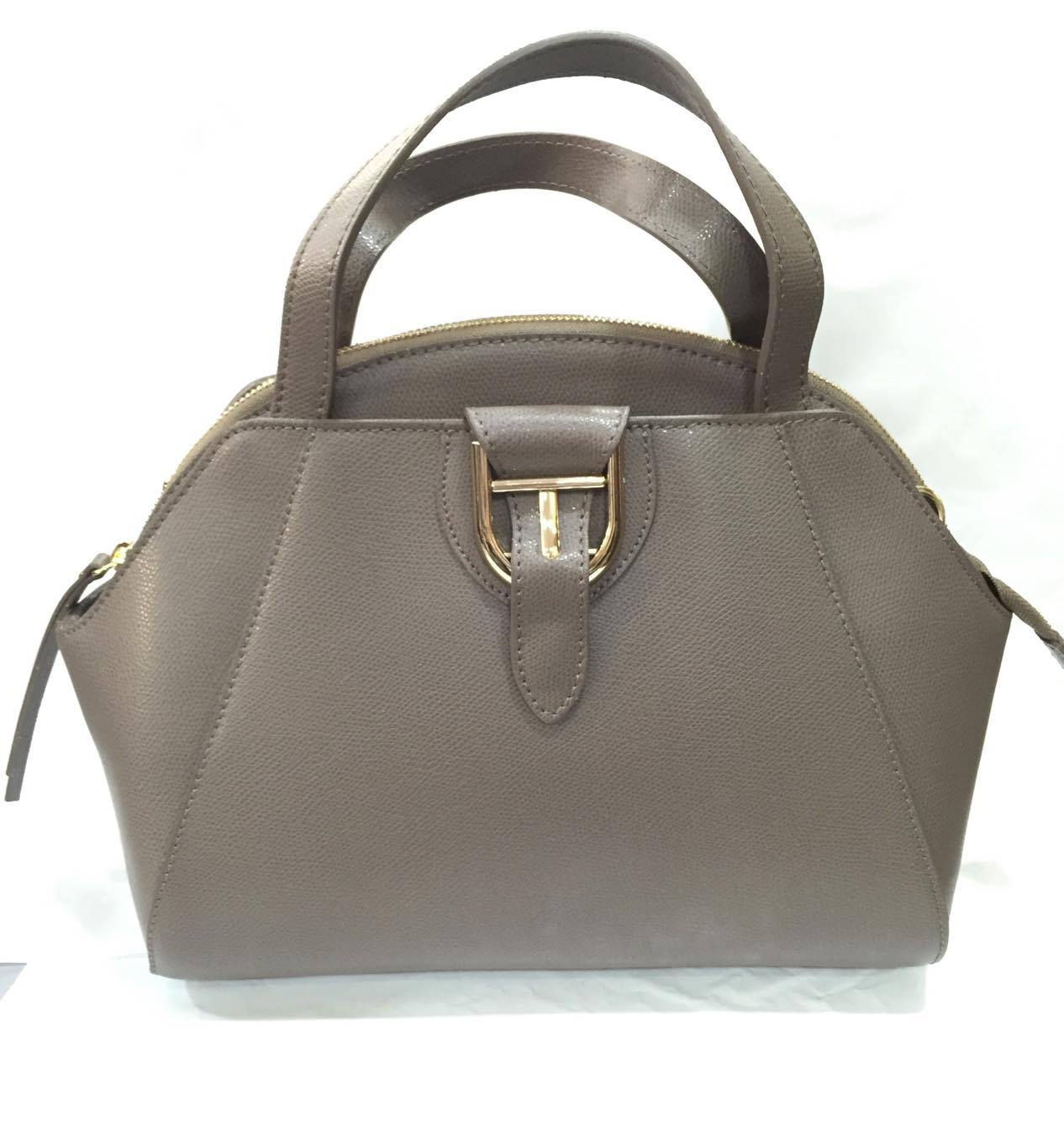 SAC CUIR BOUCLE _ GREY