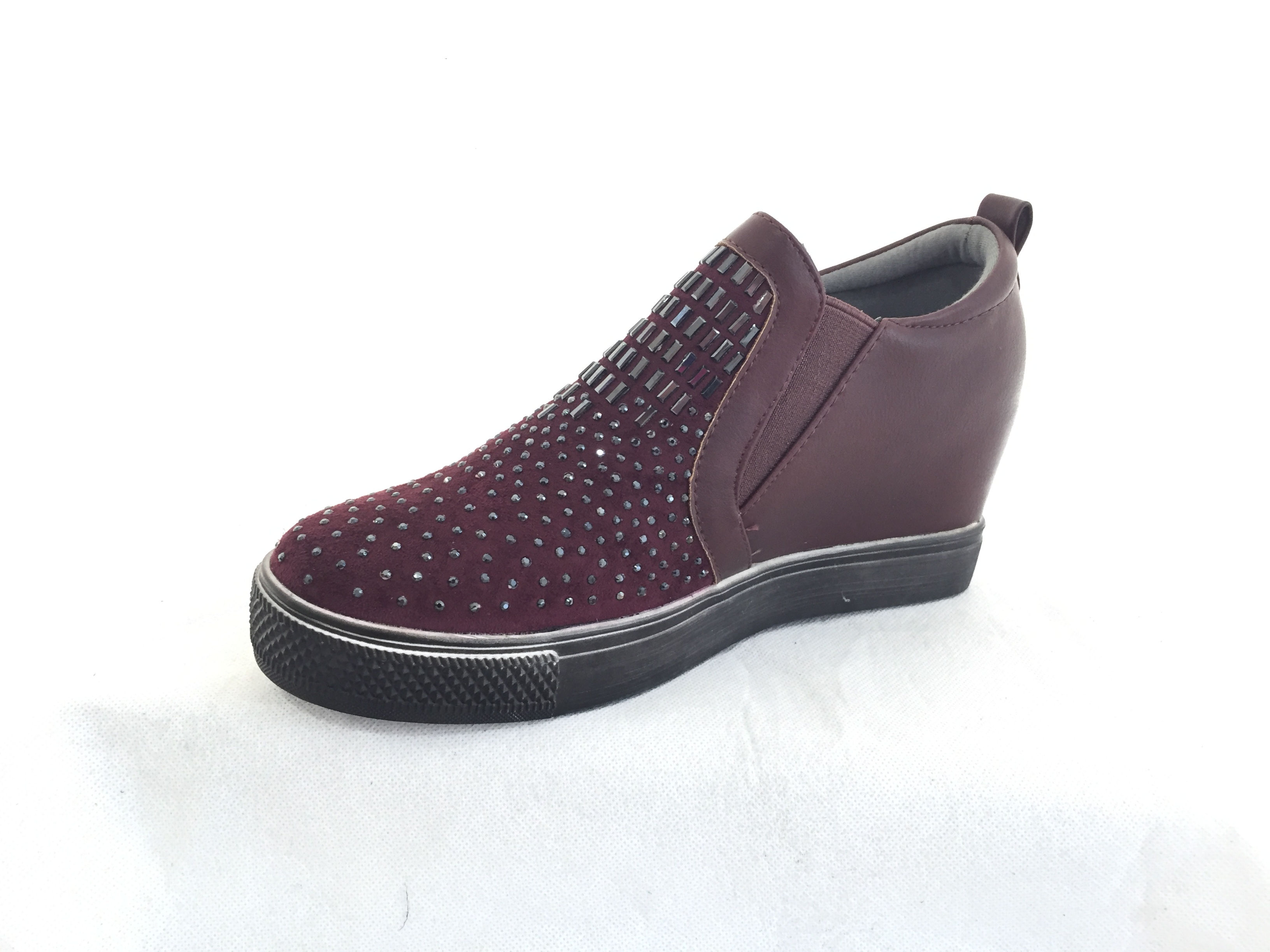 CHAUSSURE STRASS Q16161 _ BORDEAU