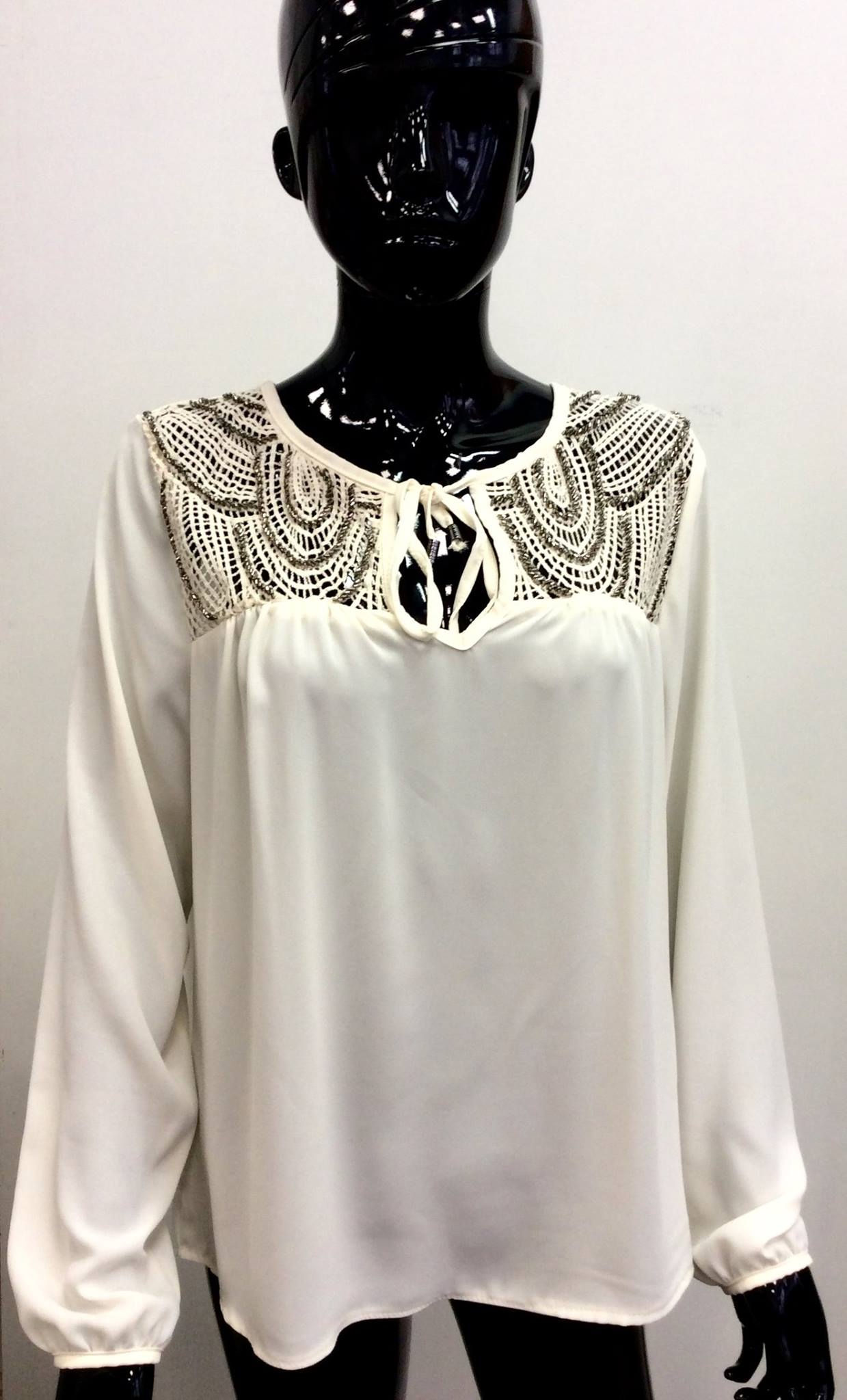 BLOUSE MICKAELA - OFF WHITE
