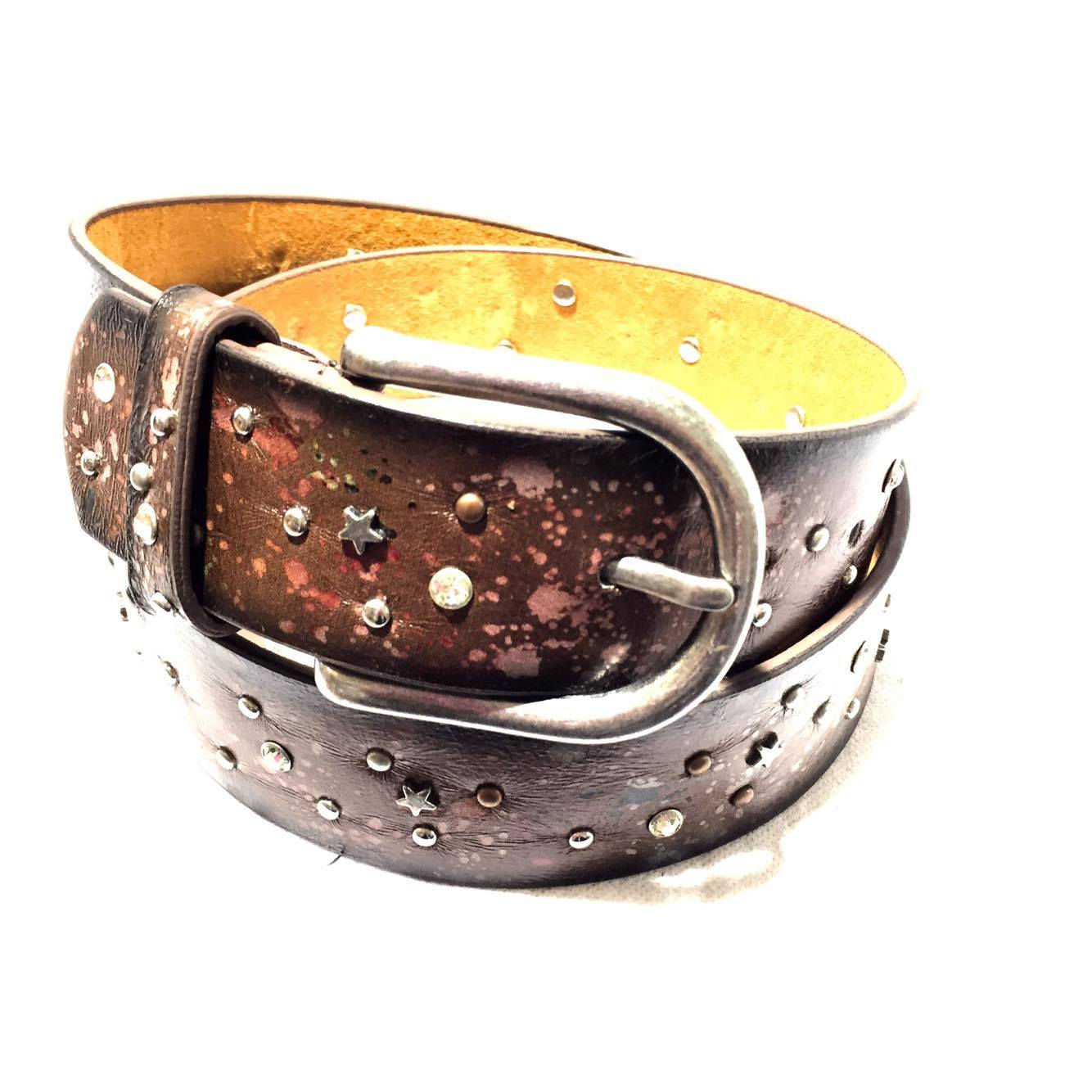 CEINTURE ETOILE - BROWN