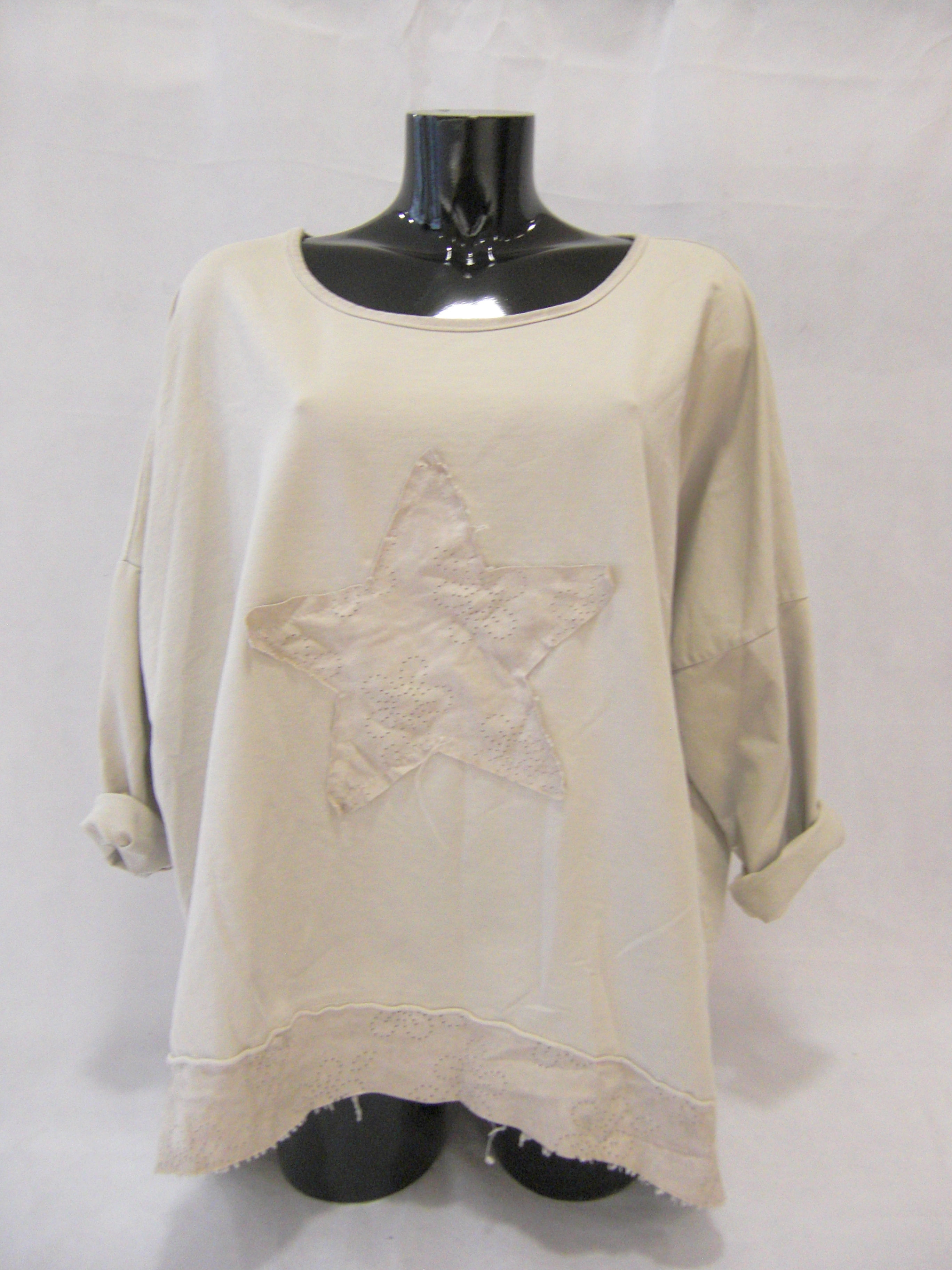 PULL ETOILE ITA - BEIGE