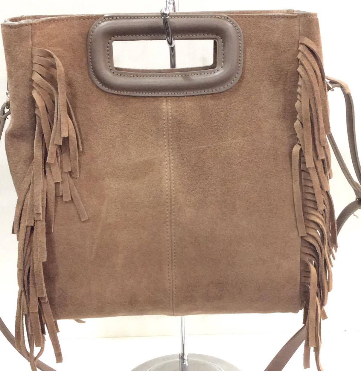 SAC FRANGE - TAUPE
