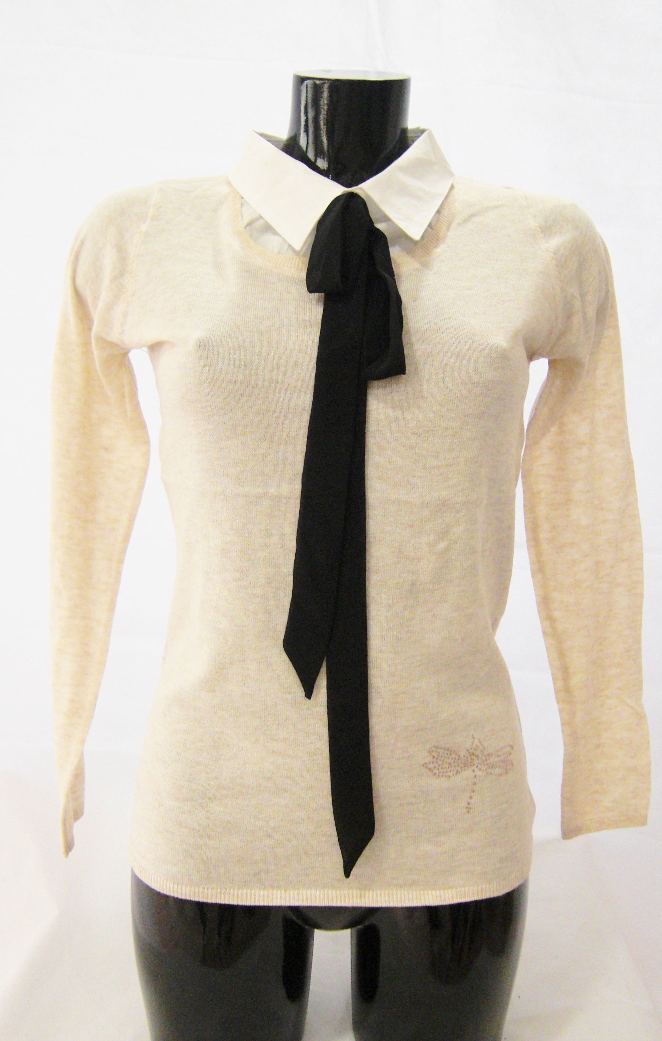 TOP CRAVATE 11736 - BEIGE